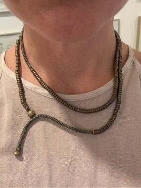 Chan Luu heishi beaded necklace